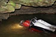 Diving in to the Spring of JedovnickÃ½ Creek